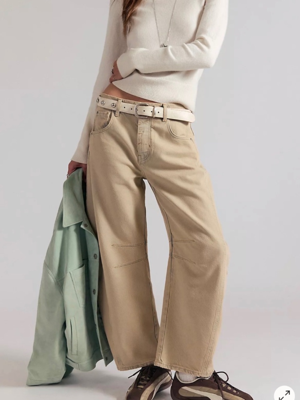 Free people We The Free Good Luck Mid-Rise Barrel Jeans 29